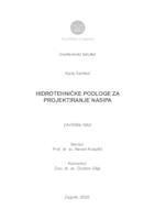 Hidrotehničke podloge za projektiranje nasipa