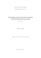 Provjera uvjeta krutosti nosača opterećenog na savijanje