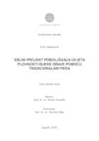 Idejni projekt poboljšanja uvjeta plovnosti rijeke Drave pomoću tradicionalnih pera