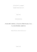 Parametarska analiza pritisaka tla na potporne zidove