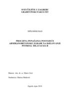 Procjena ponašanja postojeće armiranobetonske zgrade na djelovanje potresa - dilatacija B