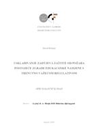 Usklađivanje zahtjeva zaštite od požara postojeće zgrade edukacijske namjene s trenutno važećom regulativom