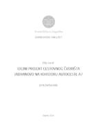 Idejni projekt cestovnog čvorišta Jadranovo na koridoru autoceste A7