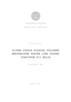 Ocjena stanja kolnika stajanke međunarodne zračne luke Zagreb izračunom pci broja