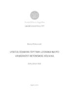 Utjecaj odabira ispitnih na pci vrijednost betonskog kolnika