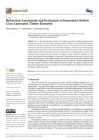 Behavioral Assessment and Evaluation of Innovative Hollow Glue-Laminated Timber Elements