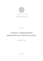 Proračun i dimenzioniranje armiranobetonske montažne garaže