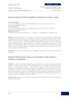 Assessment of noise mitigation measures in urban areas