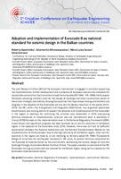 Adoption and implementation of Eurocode 8 as national standard for seismic design in the Balkan countries