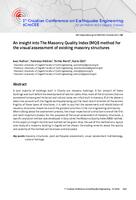 An insight into The Masonry Quality Index (MQI) method for the visual assessment of existing masonry structures