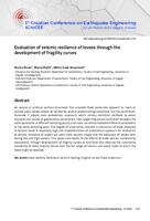 Evaluation of seismic resilience of levees through the development of fragility curves