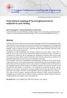 Finite element modeling of frp strengthened column subjected to cyclic loading