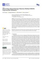 Mode Shape-Based Damage Detection Method (MSDI): Experimental Validation