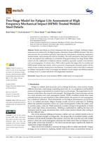 Two-Stage Model for Fatigue Life Assessment of High Frequency Mechanical Impact (HFMI) Treated Welded Steel Details