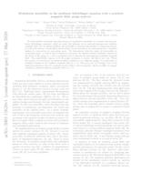 Modulation instability in the nonlinear Schrodinger equation with a synthetic magnetic field: Gauge matters