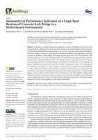 Assessment of Performance Indicators of a Large-Span Reinforced Concrete Arch Bridge in a Multi-Hazard Environment