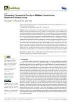 Parametric Numerical Study of Welded Aluminium Beam-to-Column Joints