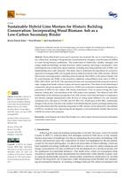 Sustainable Hybrid Lime Mortars for Historic Building Conservation: Incorporating Wood Biomass Ash as a Low-Carbon Secondary Binder