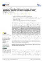 Translating Nature-Based Solutions for Water Resources Management to Higher Educational Programs in Three European Countries