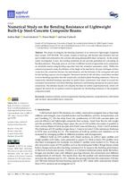 Numerical Study on the Bending Resistance of Lightweight Built-Up Steel-Concrete Composite Beams