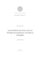 Idejno rješenje obilaznice naselja Potomje od GZ Pijavično 2 do naselja Prizdrina