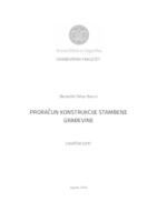 Proračun konstrukcije stambene građevine