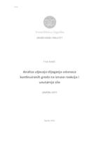 Analiza utjecaja slijeganja oslonaca kontinuiranih greda na iznose rekacija i unutarnje sile