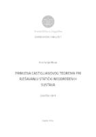 Primjena Castiglianovog teorema pri rješavanju statički neodređenih sustava