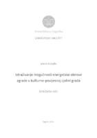 Istraživanje mogućnosti energetske obnove zgrade u kulturno-povijesnoj cjelini grada