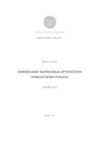 Određivanje naprezanja opterećenih tankostjenih posuda