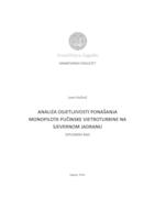 Analiza osjetljivosti ponašanja monopilota pučinske vjetroturbine na sjevernom Jadranu