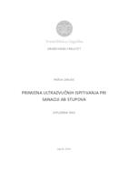 Primjena ultrazučnih ispitivanja pri sanaciji AB stupova