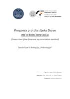 Prognoza protoka rijeke Drave metodom korelacija