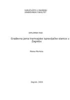 Građevna jama tramvajske ispravljačke stanice u Zagrebu