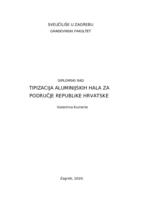 Tipizacija aluminijskih hala za područje Republike Hrvatske