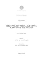 Idejni projekt regulacije korita rijeke Drave kod Križnice