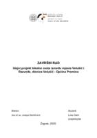 Idejni projekt lokalne ceste između mjesta Velušić i Razvođe, dionica Velušić-Općina Promina