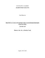 Pročišćavanje otpadnih voda elektrokemijskim postupcima