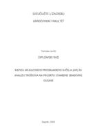 Razvoj aplikacijskog programskog sučelja (API) za analizu troškova na projektu izgradnje Stambene građevine Dugave