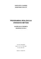 Programska realizacija Crossove metode