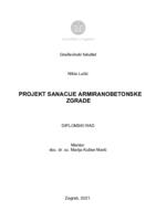 Projekt  sanacije armiranobetonske zgrade