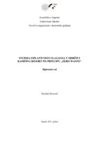 Studija isplativosti ulaganja u održivi kamp resort po principu "zero waste"