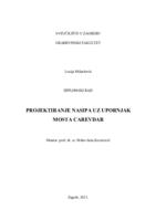 Projektiranje nasipa uz upornjak mosta Carevdar