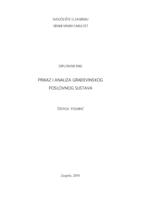 Prikaz i analiza građevinskog poslovnog sustava