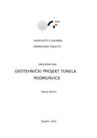 Geotehnički projekt tunela Podmurvice