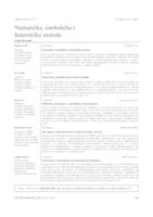 prikaz prve stranice dokumenta Numeričke, simboličke i heurističke metode