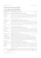 prikaz prve stranice dokumenta Informatičke tehnologije u hrvatskom graditeljstvu