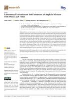 prikaz prve stranice dokumenta Laboratory evaluation of the properties of asphalt mixture with wood ash filler