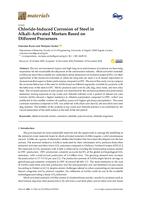 prikaz prve stranice dokumenta Chloride-Induced Corrosion of Steel in Alkali-Activated Mortars Based on Different Precursors