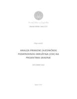 prikaz prve stranice dokumenta Analiza primjene zajedničkog podatkovnog okruženja (CDE) na projektima gradnje